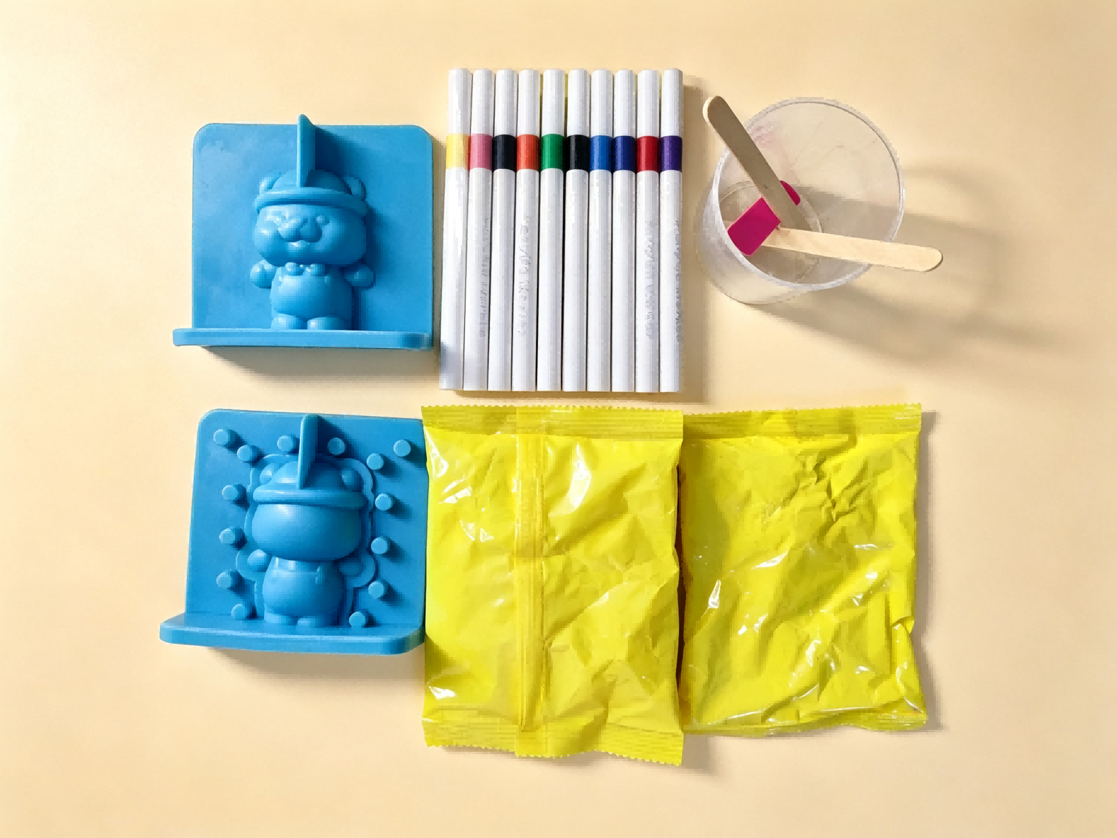 creative diy modeling plaster doll making