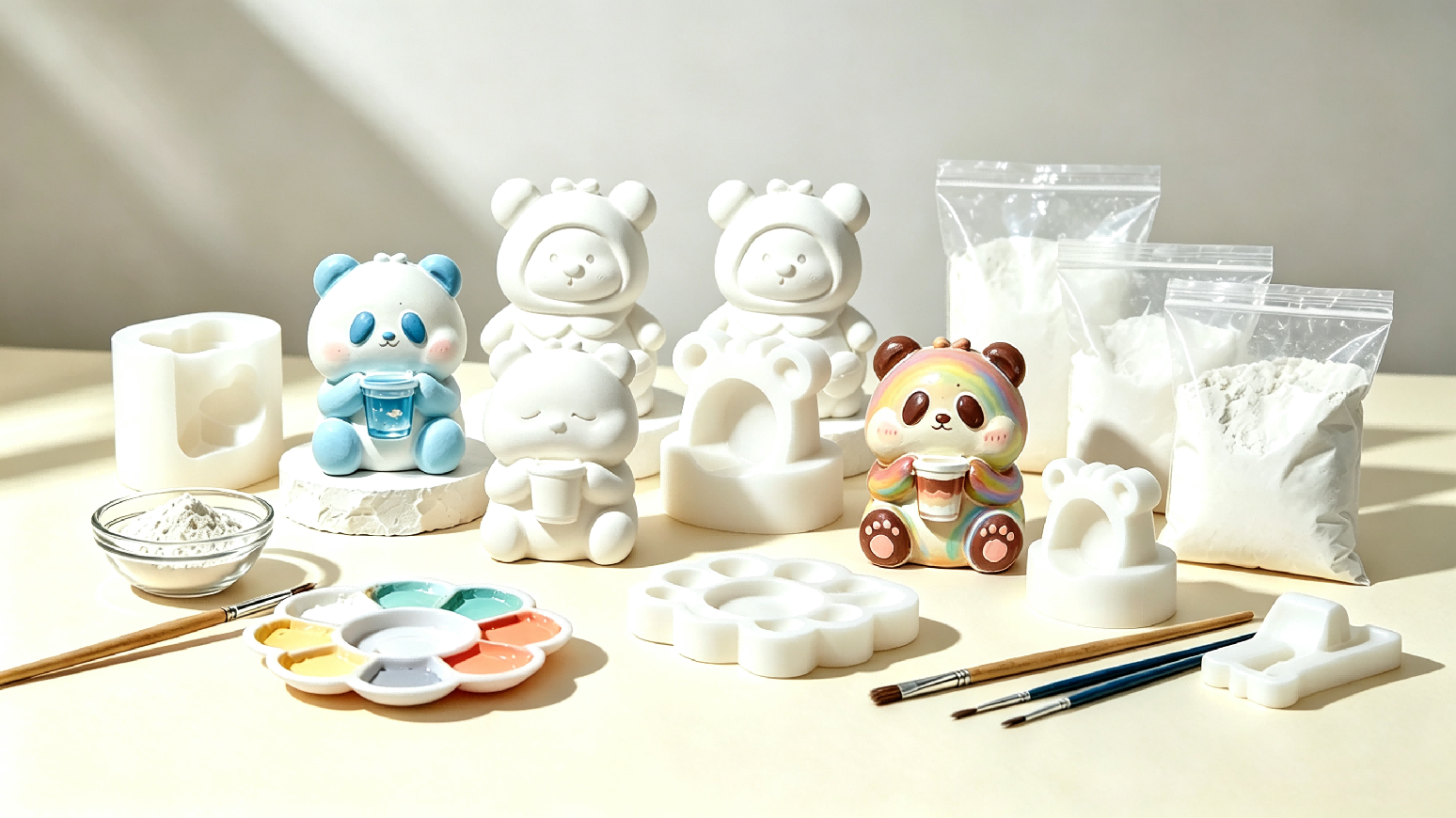 wholesale oem plaster casting painting kit moldpaint